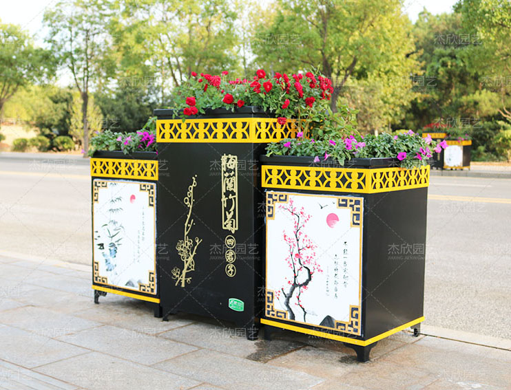 移動式組合花箱適合公園使用嗎？